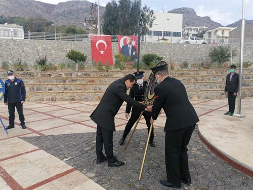 Kaymakamımız Sayın Muhammet KILIÇASLAN 18 Mart Çanakkale Zaferi ve Şehitlerini Anma Etkinliklerine Katıldı.