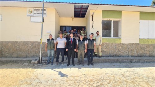 Kaymakamımız Sayın Selahattin HIDIR, ilçemiz Duruhan Mahallesinde bulunan Şırşır Yangına İlk Müdahale Ekibini ziyaret etti.