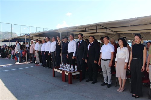 Kaymakamımız Sayın Selahattin HIDIR 2024-2025 Eğitim-Öğretim Yılı İlköğretim Haftası Kutlama Programı'na katıldı.